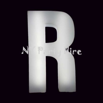 Glow Letter R